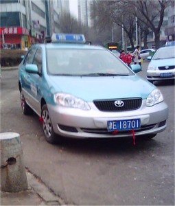 天津のタクシー